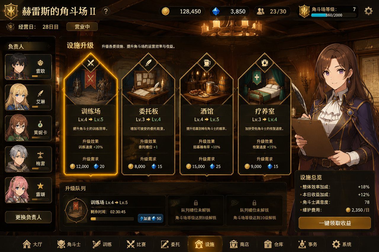 赫雷斯的角斗场Ⅱ 章节事件 玩法截图 4